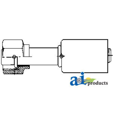 A & I PRODUCTS Straight Female O-Ring Steel Beadlock Fittings 4" x1.5" x1.5" A-461-3324